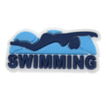 Under the water sign logo Swimming 585-07 Shoe Charm