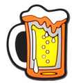 Straight jug of beer 604-03 Shoe Charm