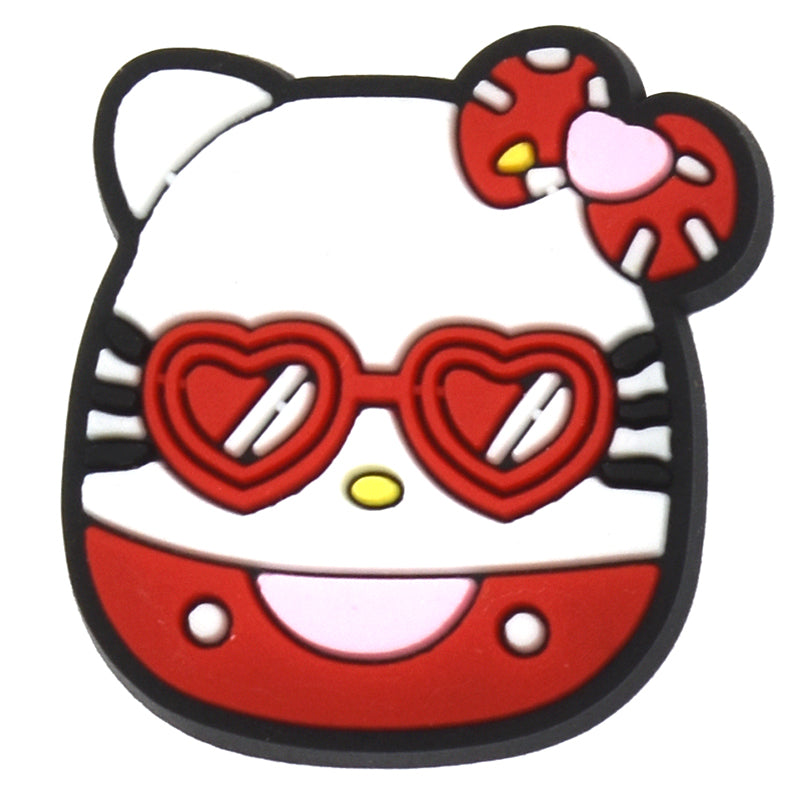 Squishmallow  Red heart glasses 656-04 Shoe Charm