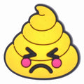 Crying tears yellow Emoji whippy cream 690-05 Shoe Charm