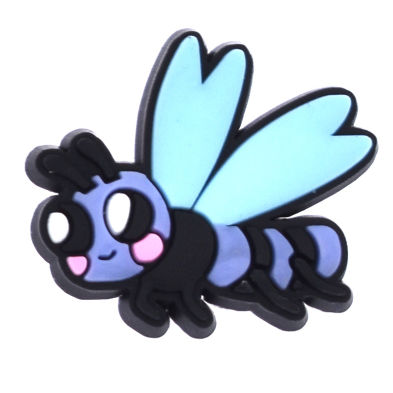 Blue bee bug 730-01 Shoe Charm