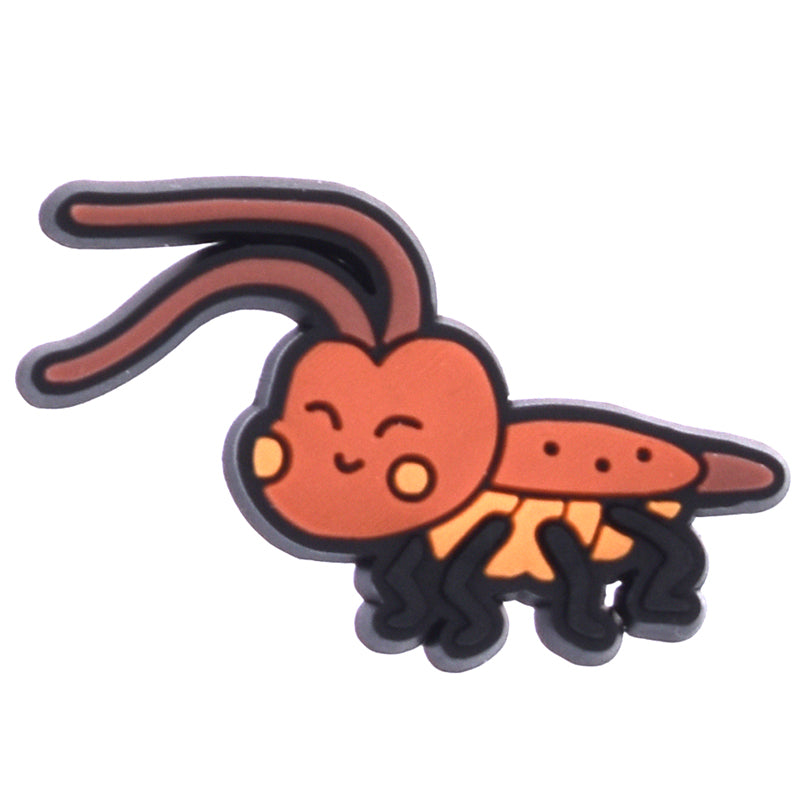 Brown creepy crawly 730-05 Shoe Charm