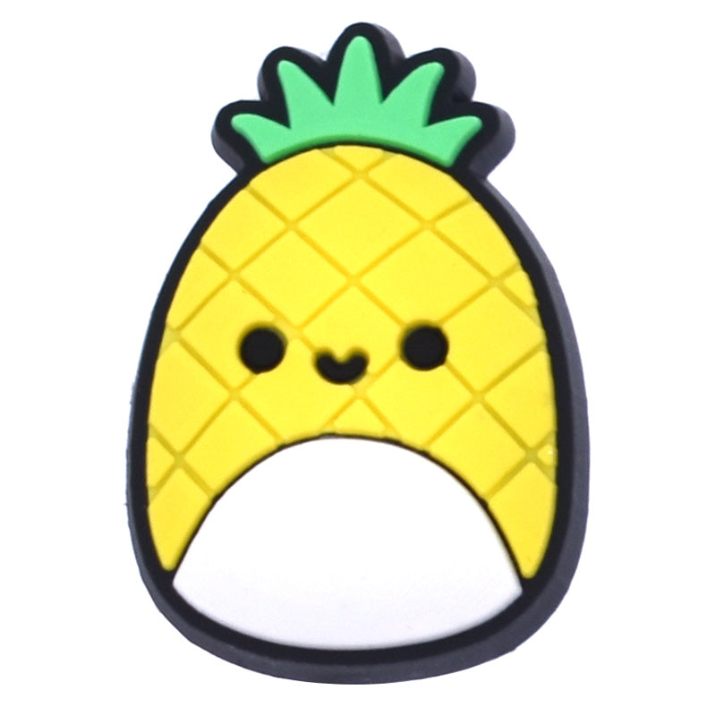 Pineapple face fruit Squishmallow 743-01 Shoe Charm