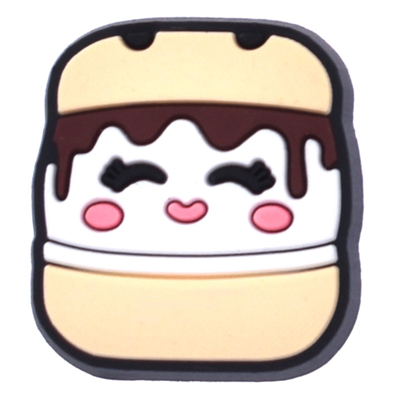 Cream cake face Squishmallow 743-11 Shoe Charm