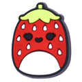 Strawberry face fruit Squishmallow 743-13 Shoe Charm