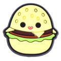 Burger bun face Squishmallow 743-16 Shoe Charm