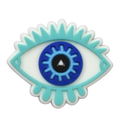 Oval sky/blue Evil Eye 796-02 Shoe Charm