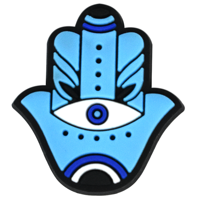 Inca Hamas hand blue Evil Eye 796-06 Shoe Charm