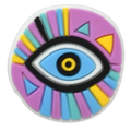 Round pink/blue Evil Eye 796-10 Shoe Charm