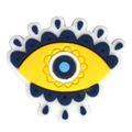 Oval blue/yellow with drops Evil Eye 796-17 Shoe Charm