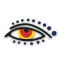 Oval red/yellow with spots Evil Eye 796-22 Shoe Charm