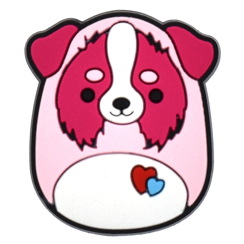 Dark pink doggy Squishmallow 807-01 Shoe Charm