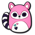 Pink cat with hearts 807-07 Shoe Charm
