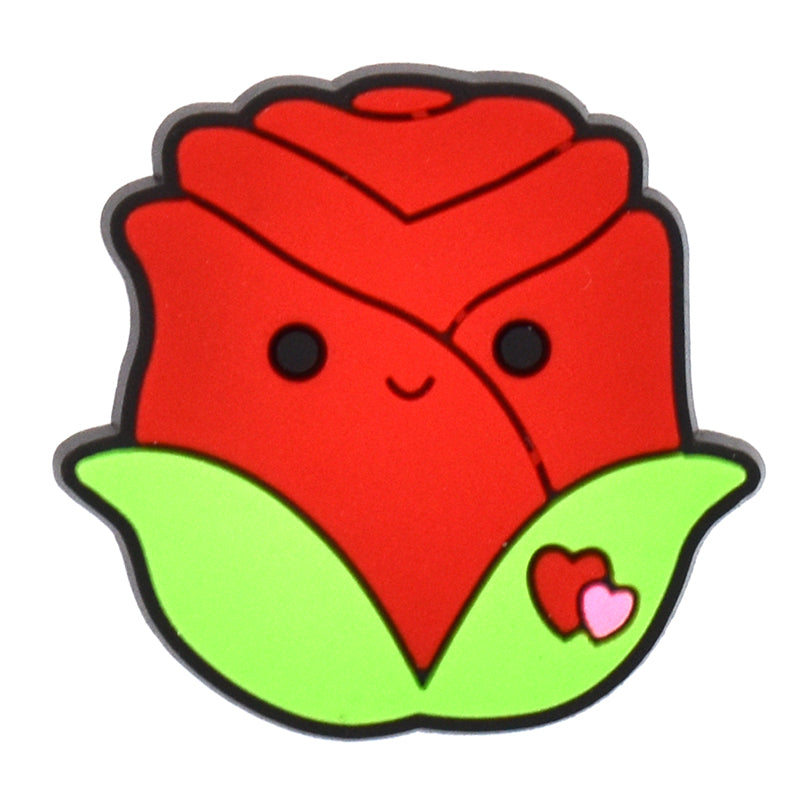 Red Rose Squishmallow 807-14 Shoe Charm