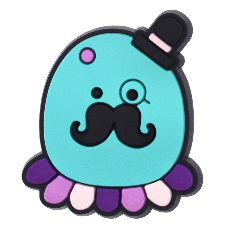 Mr Moustache Squishmallow 807-16 Shoe Charm