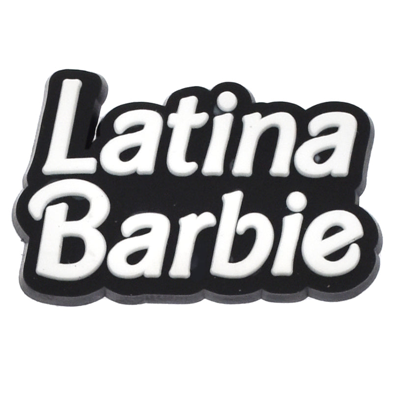 Latina Barbie sign logo Black Teresa Barbie 808-03 Shoe Charm
