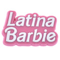 Latina Barbie sign logo Pink Teresa Barbie 808-04 Shoe Charm