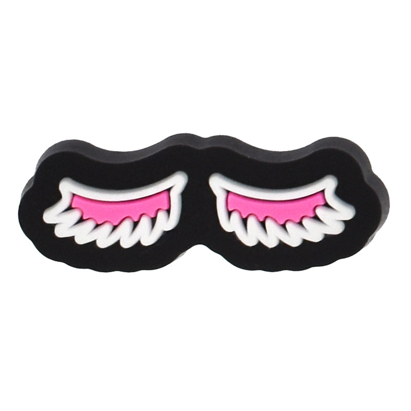 Pink eylashes for Barbir808-07 Shoe Charm
