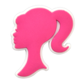 Pink Head silouhette Barbie 812-10 Shoe Charm