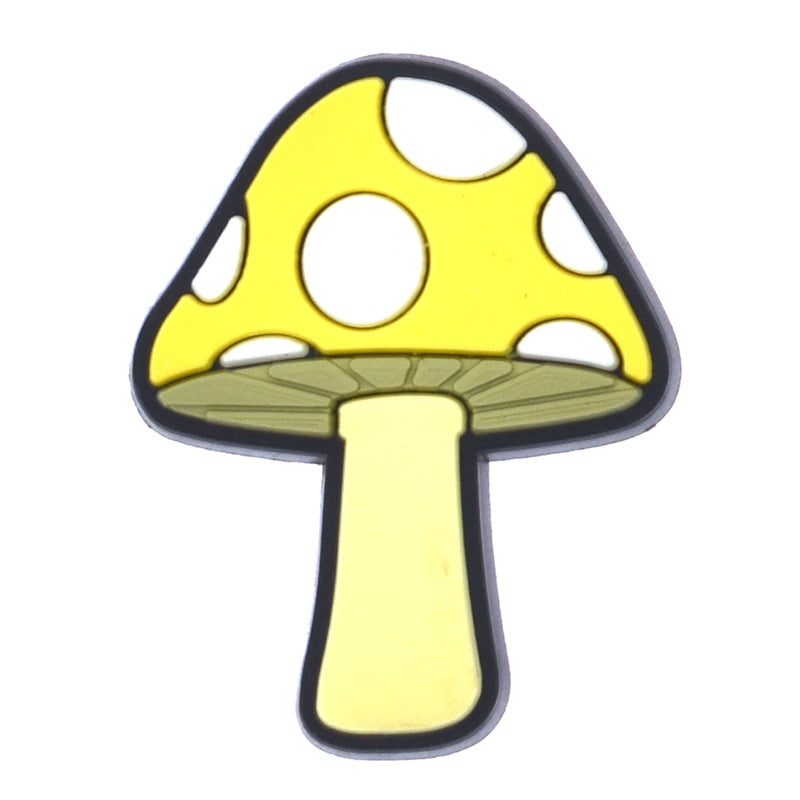 Yellow spot Mushroom 815-01 Shoe Charm