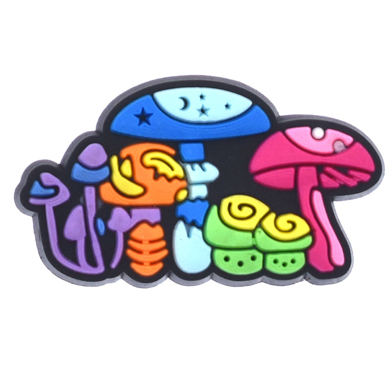 Assorted shapes Mushrooms 815-07 Shoe Charm