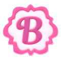 Framed B logo sign Barbie 816-02 Shoe Charm