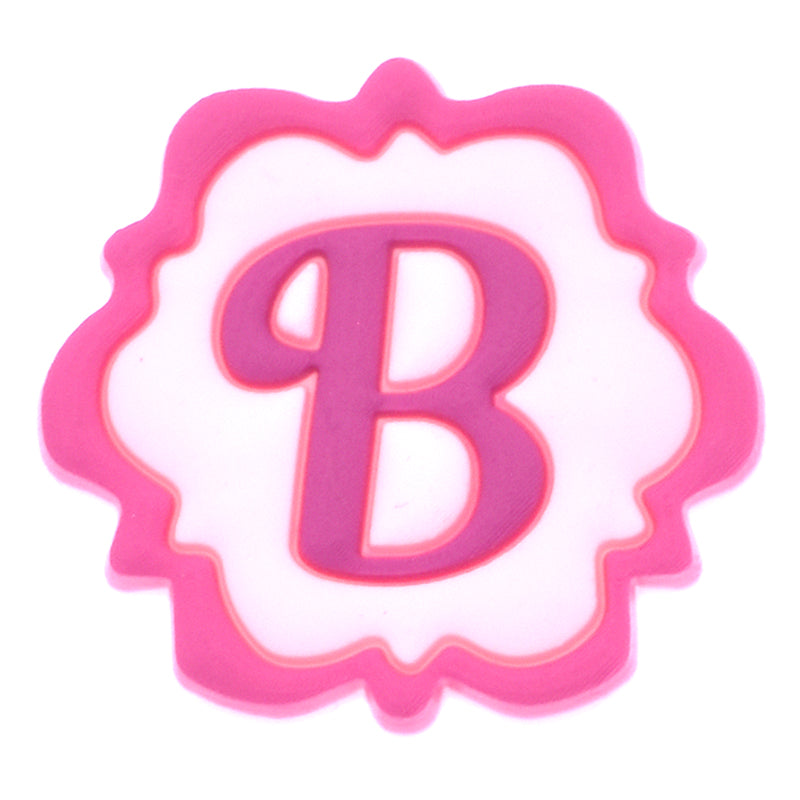 Framed B logo sign Barbie 816-02 Shoe Charm