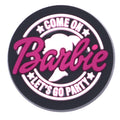 Come on, Lets go party Barbie 816-12 Shoe Charm