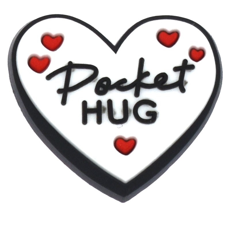 Pocket HUG Heart  820-01 Shoe Charm