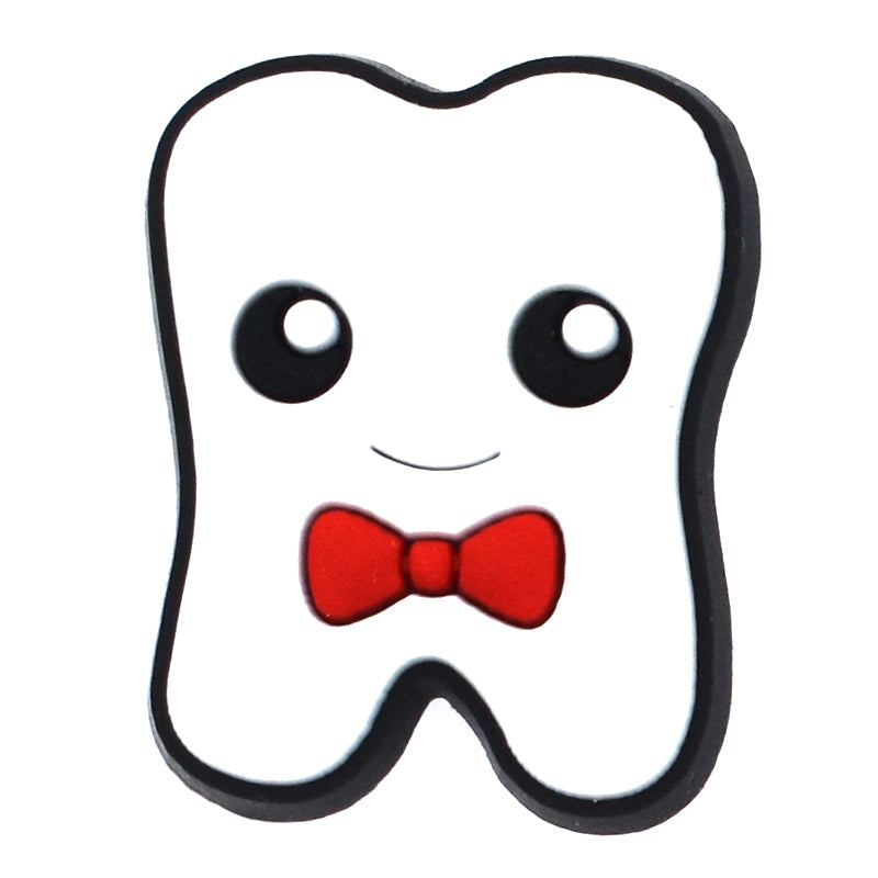 Bow Tie Tooth At the Dentist 820-04 Shoe Charm