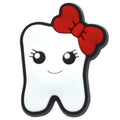 Red Roibbon Tooth At the Dentist 820-05 Shoe Charm