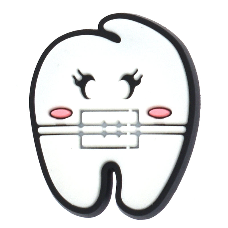 Tooth Brace At the Dentist 820-09 Shoe Charm