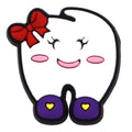Night time tooth At the Dentist 820-13 Shoe Charm