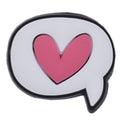 Love Heart speech bubble 88-11 Shoe Charm
