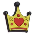 Crown of Hearts 88-17 Shoe Charm