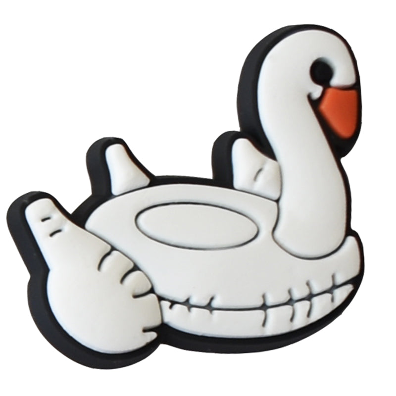 Inflatable swan 88-182 Shoe Charm