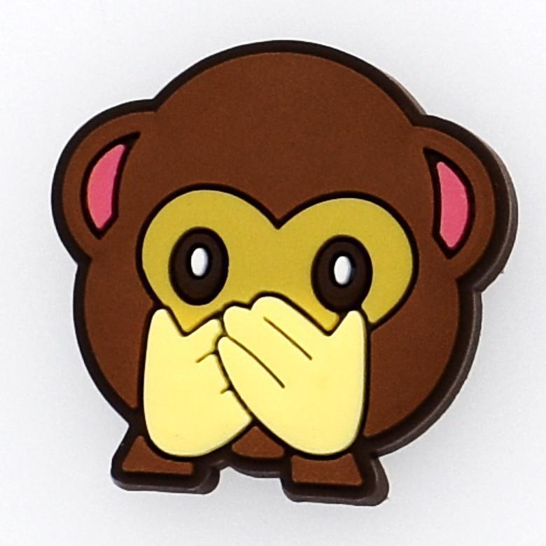 Speak no evil monkey 90-11 Shoe Charm