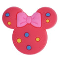 Blue spot ears Mickey shape 91-29 Shoe Charm
