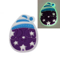 Purple Sleepy Star Bunny Glow\n  in the dark GL330-10 Shoe Charm