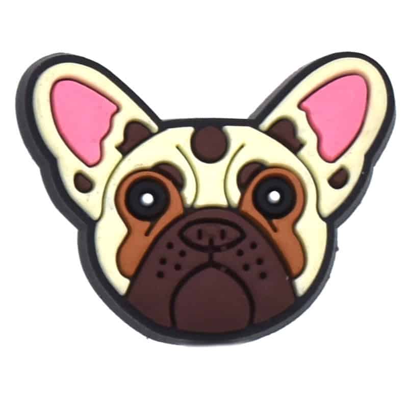 Funny Pink ear dog Shoe Charm - Dog for Clog Style Shoes Gift Accessory image 0