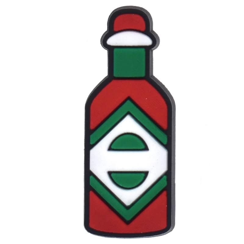 Modern Tabasco sauce Clog Charm - Travel for Clog Style Shoes Gift image 0