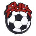 Cute Football topper Clog Charm for Clogs - Sports Novelty Gift image 0