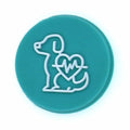 Bright Puppy Heart Clog Charm for Clogs - Medical Novelty Gift image 0