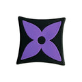 LV Louis Vuitton French star badge logo purple on black MQ087-105 Shoe Charm