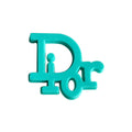 Dior French Luxury stylised logo aqua MQ087-103 Shoe Charm