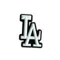 LA stylised logo white on black 087-139 Shoe Charm
