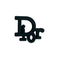 Dior French Luxury stylised logo black MQ087-128 Shoe Charm