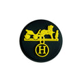 HERMES round badge logo yellow MQ087-74 Shoe Charm