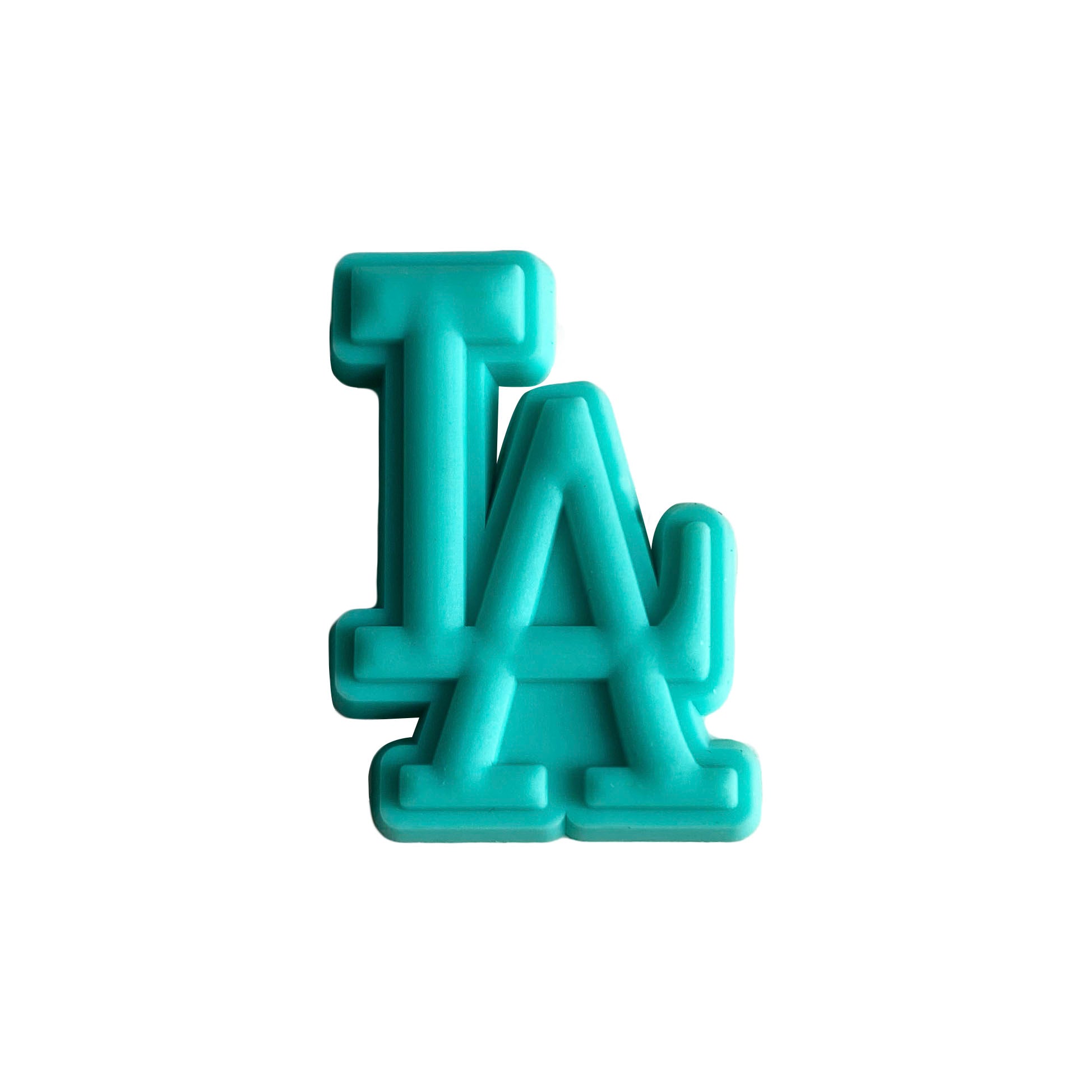 LA stylised logo aqua MQ087-93 Shoe Charm