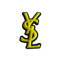 YSL Yves Saint Laurent French Luxury stylized logo yellow MQ087-85 Shoe Charm